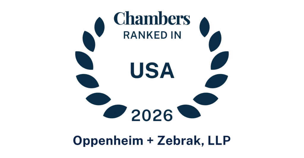Ranked by Chambers and Partners USA, 2025 O+Z - Intellectual Property: Trademark, Copyright & Trade Secrets, District of Columbia