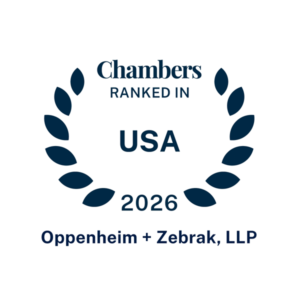 Ranked by Chambers and Partners USA, 2025 O+Z - Intellectual Property: Trademark, Copyright & Trade Secrets, District of Columbia